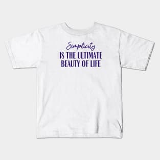 Simplicity Kids T-Shirt